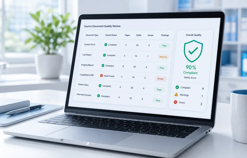 DocuGuard source-document quality review workspace