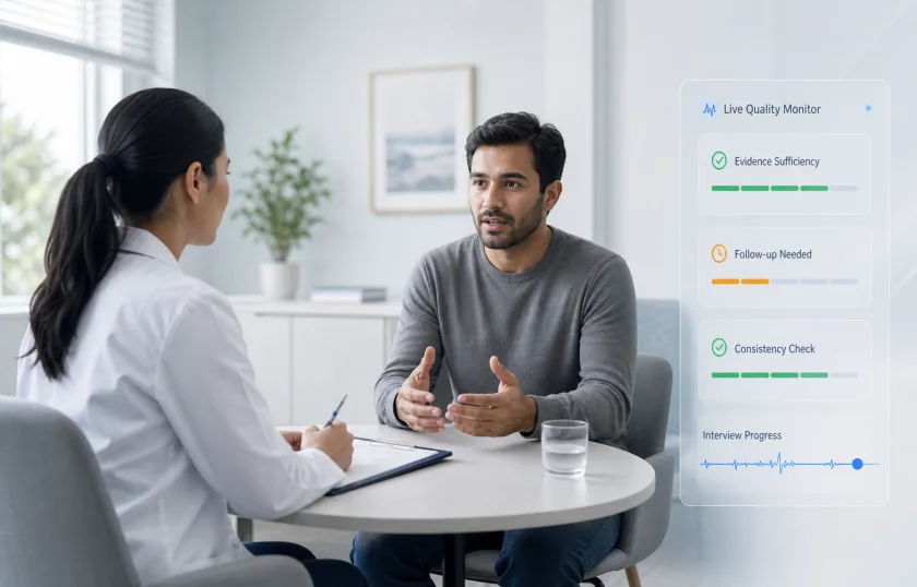 NSI live clinical interview quality monitoring